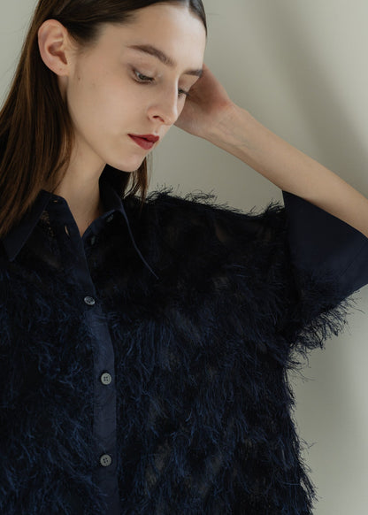 【PRE PRDER】air fringe shirt