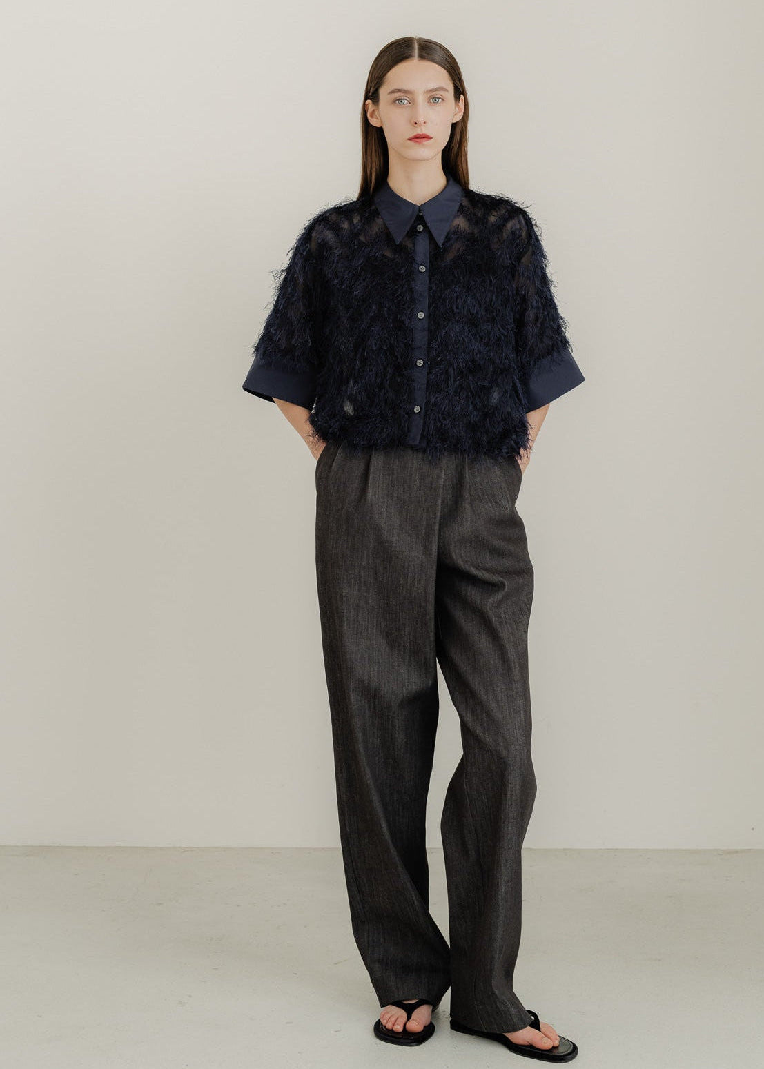 【PRE PRDER】air fringe shirt