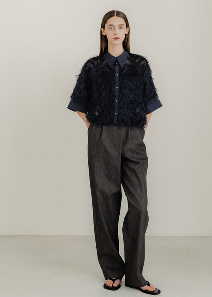 【PRE PRDER】air fringe shirt