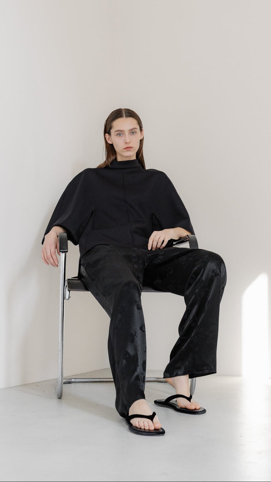 Petal Satin Pants