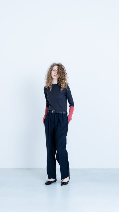 Accent Sleeve Knit (4color)