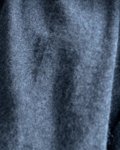 Cashmere silk blend knit(CHARCOAL BLACK)