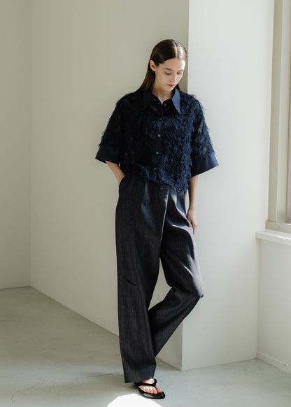 【PRE PRDER】air fringe shirt