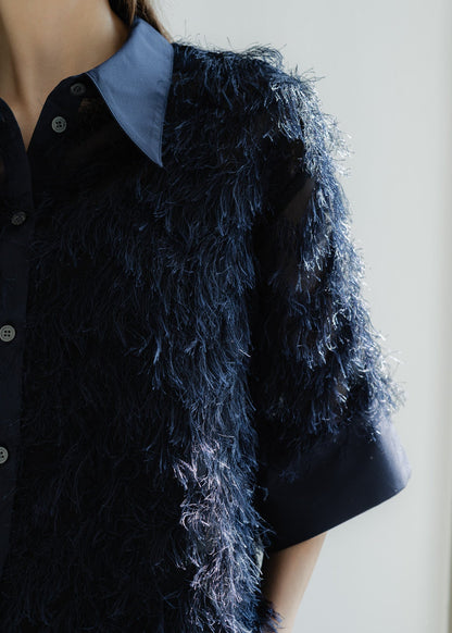 【PRE PRDER】air fringe shirt