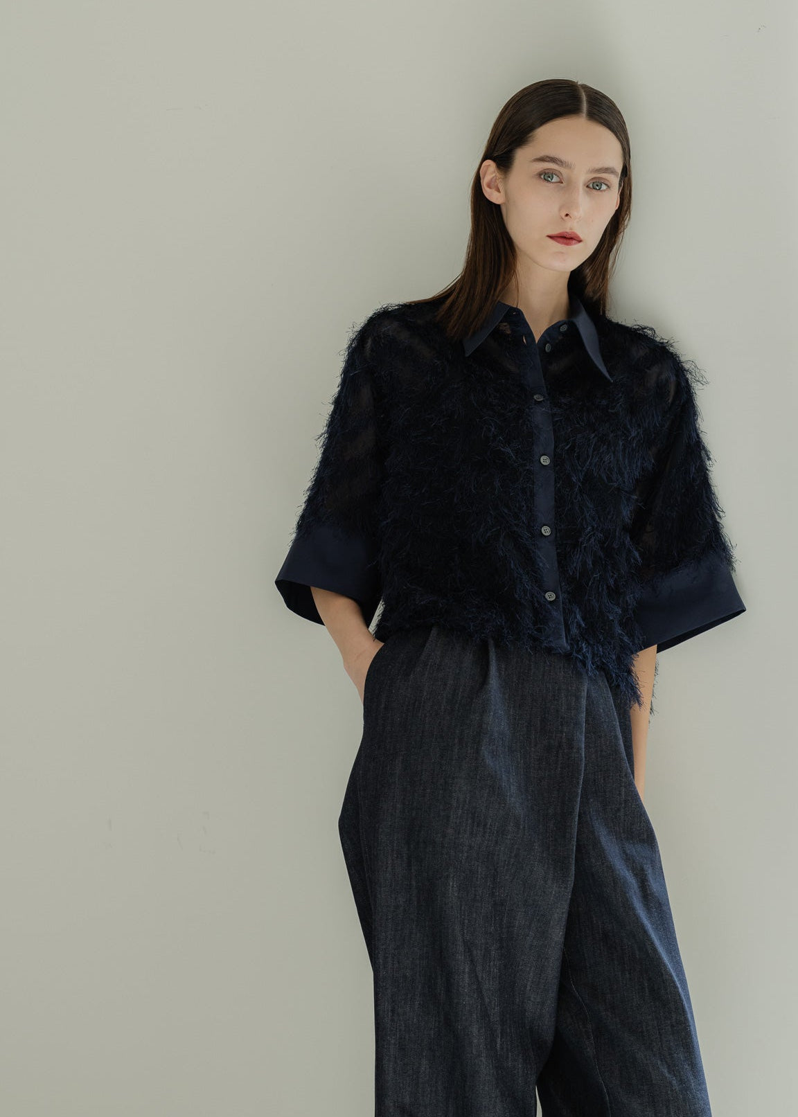 【PRE PRDER】air fringe shirt