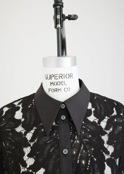 【PRE PRDER】leaf lace shirt