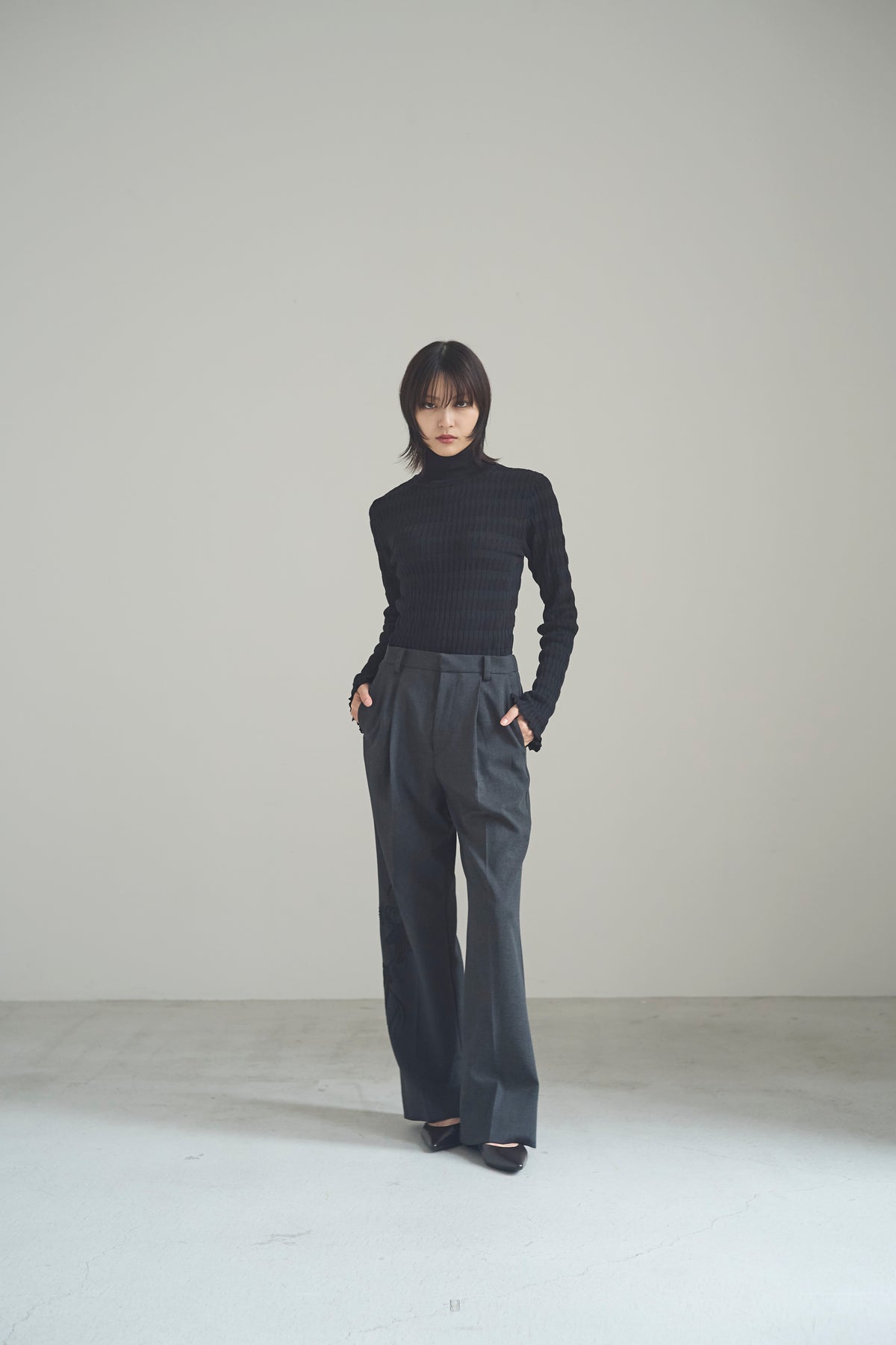 Relief Rib Knit