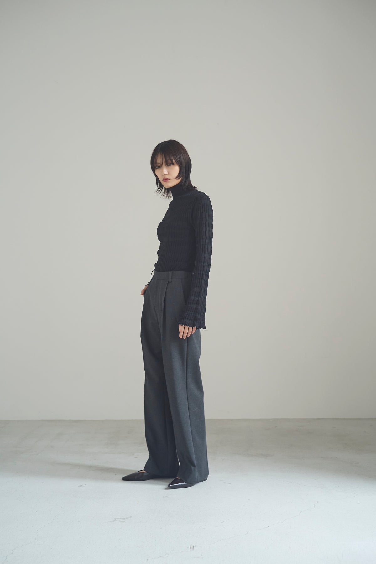 Relief Rib Knit