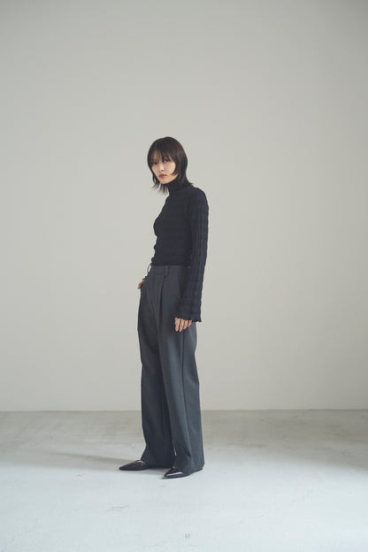 Relief Rib Knit