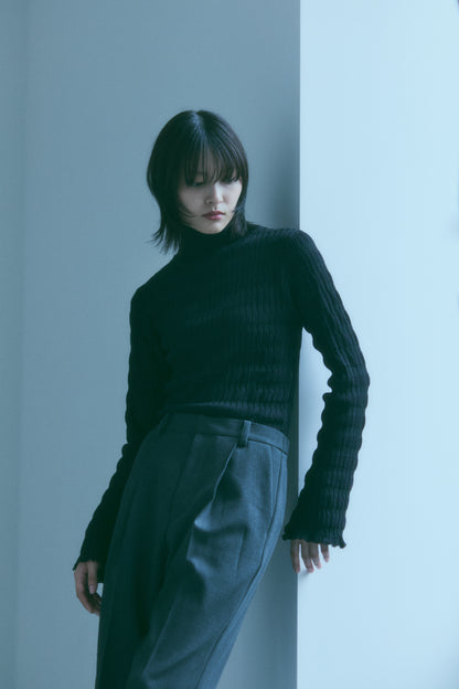 Relief Rib Knit