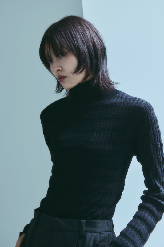 Relief Rib Knit