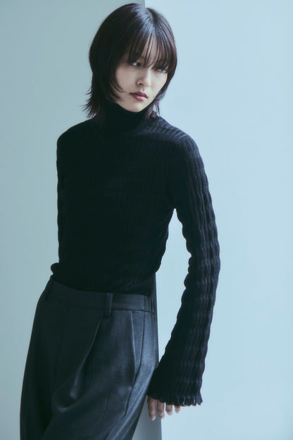 Relief Rib Knit