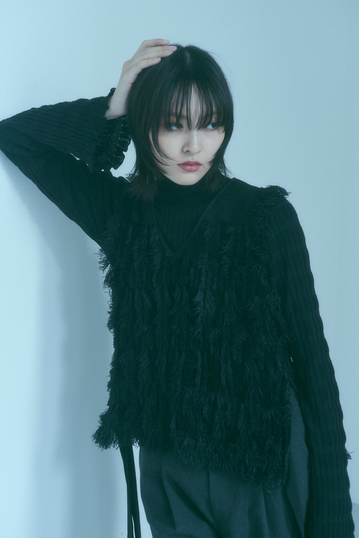 Fringe Knit Vest