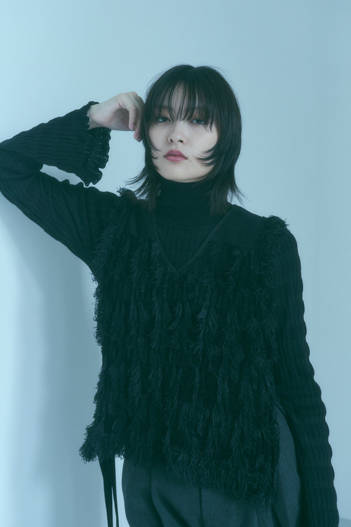 Relief Rib Knit