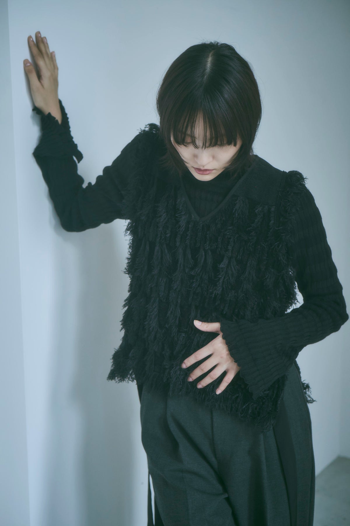 Fringe Knit Vest