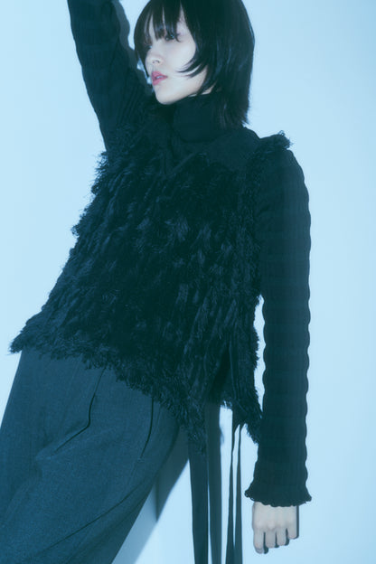 Fringe Knit Vest