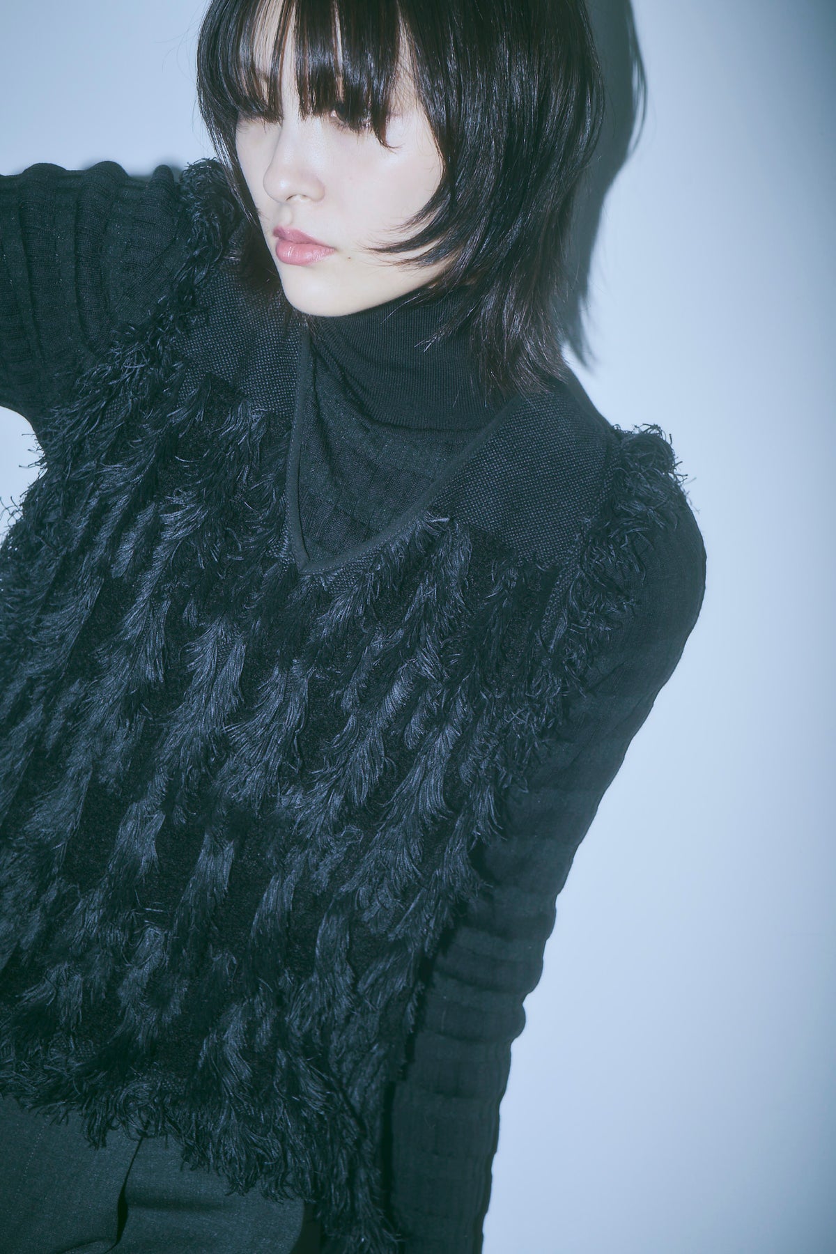 Fringe Knit Vest