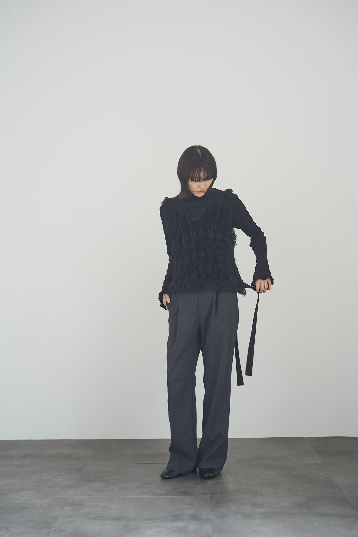 Fringe Knit Vest
