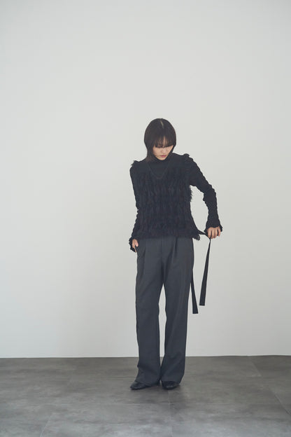 Fringe Knit Vest