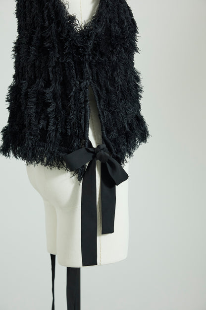 Fringe Knit Vest