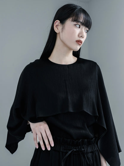 【PRE ORDER】Satin Crepe Cape