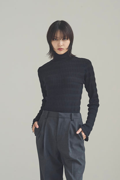 Relief Rib Knit