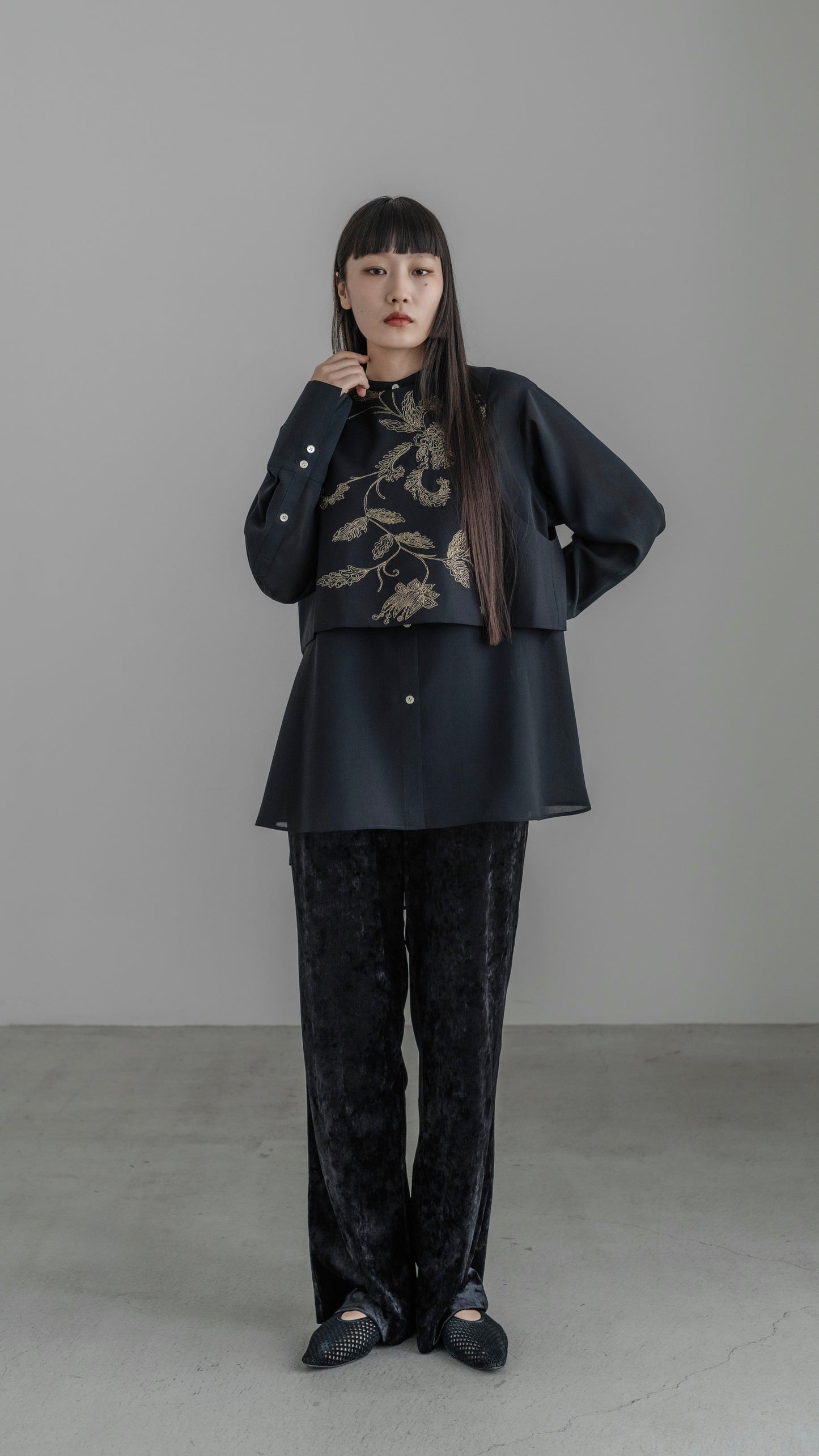 【PRE ORDER】Velour Straight Pants