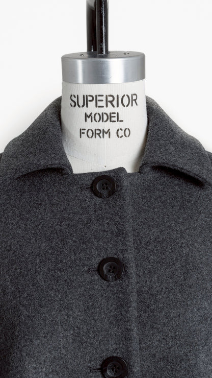 【PRE-ORDER】Balloon Sleeve Coat(GRAY)