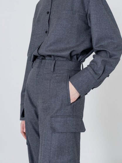 【PRE-ORDER】Wool Saxony Pants(3color)