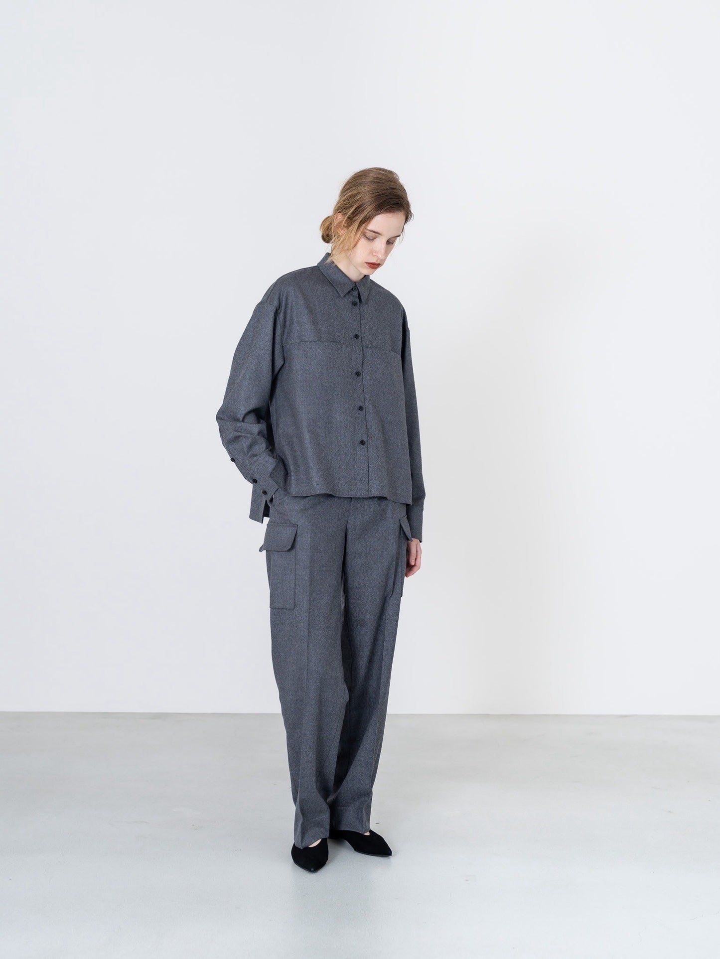 【PRE-ORDER】Wool Saxony Pants(3color)