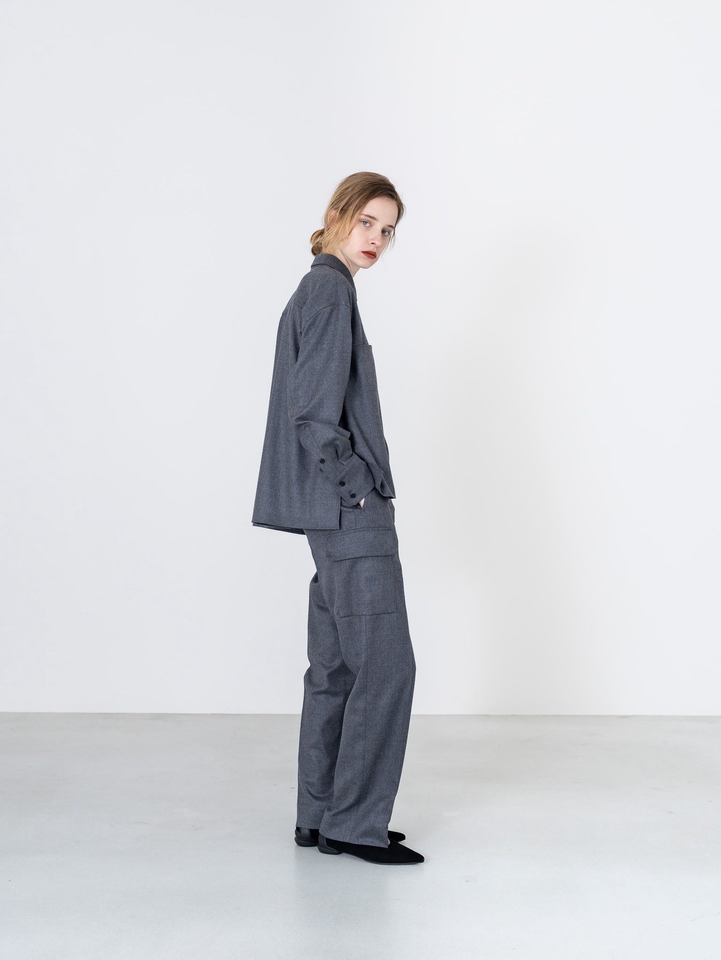 【PRE-ORDER】Wool Saxony Pants(3color)