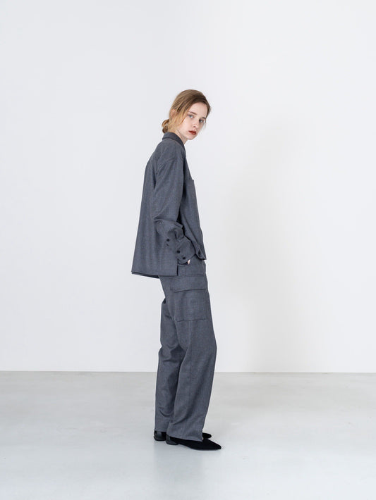【PRE-ORDER】Wool Saxony Pants(3color)