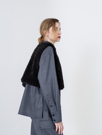 【PRE-ORDER】Boa Vest(2color)