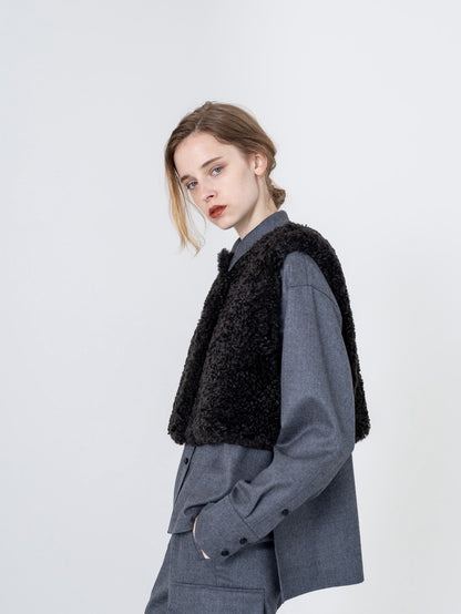 【PRE-ORDER】Boa Vest(2color)