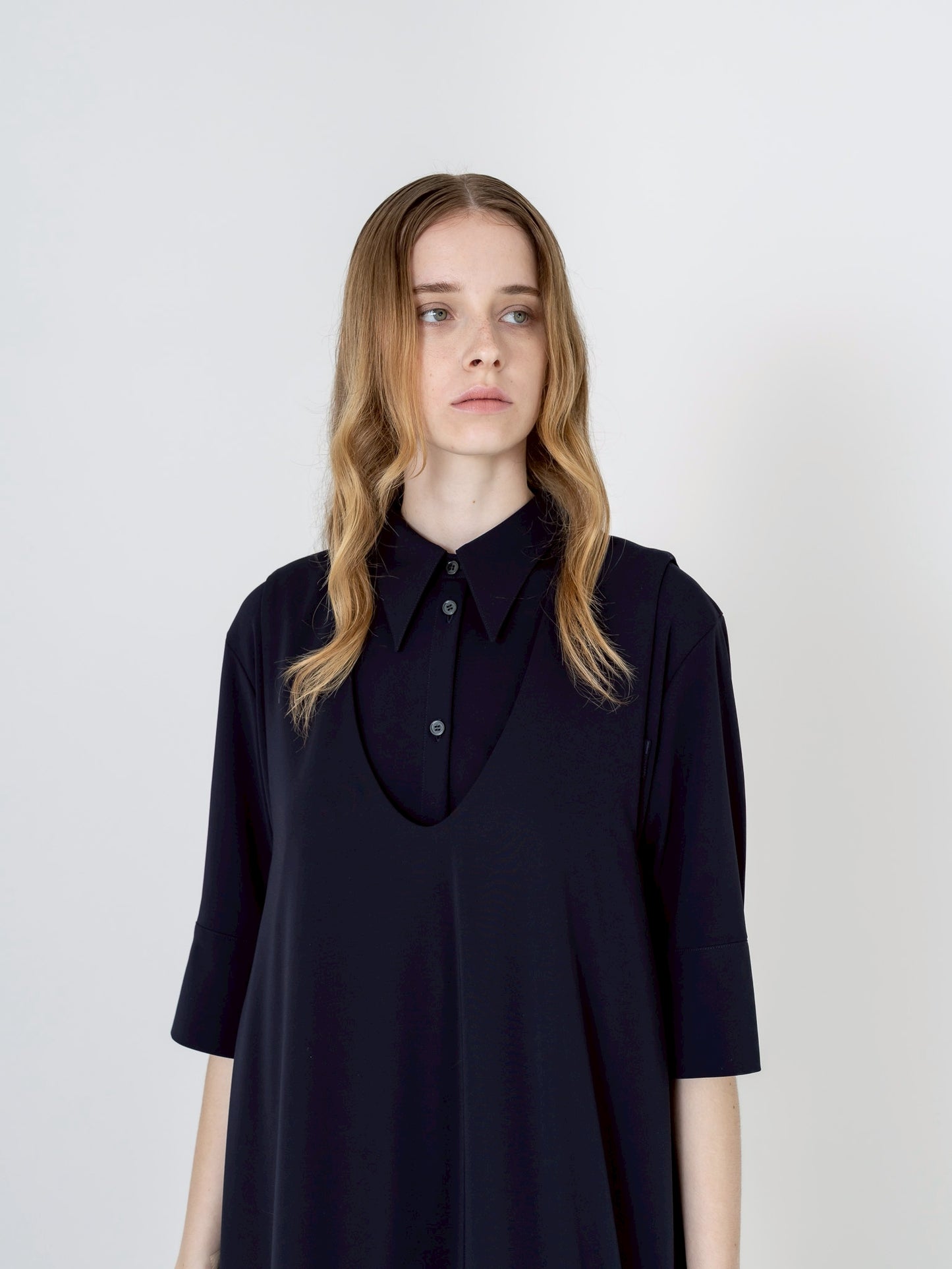 【PRE-ORDER】MELT DRESS(NAVY)
