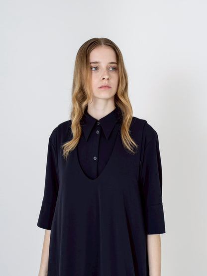 【PRE-ORDER】MELT DRESS(NAVY)