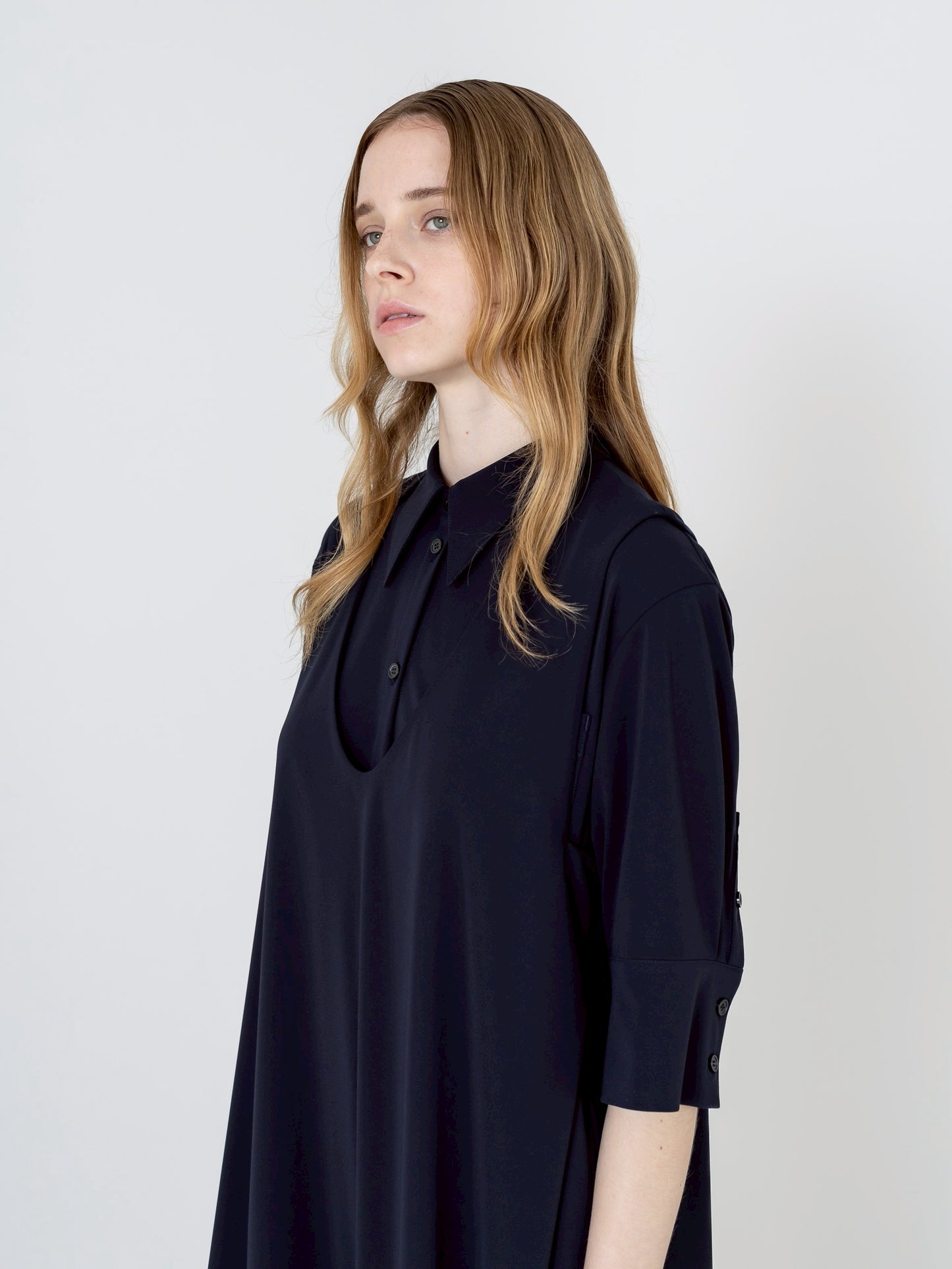 【PRE-ORDER】MELT DRESS(NAVY)