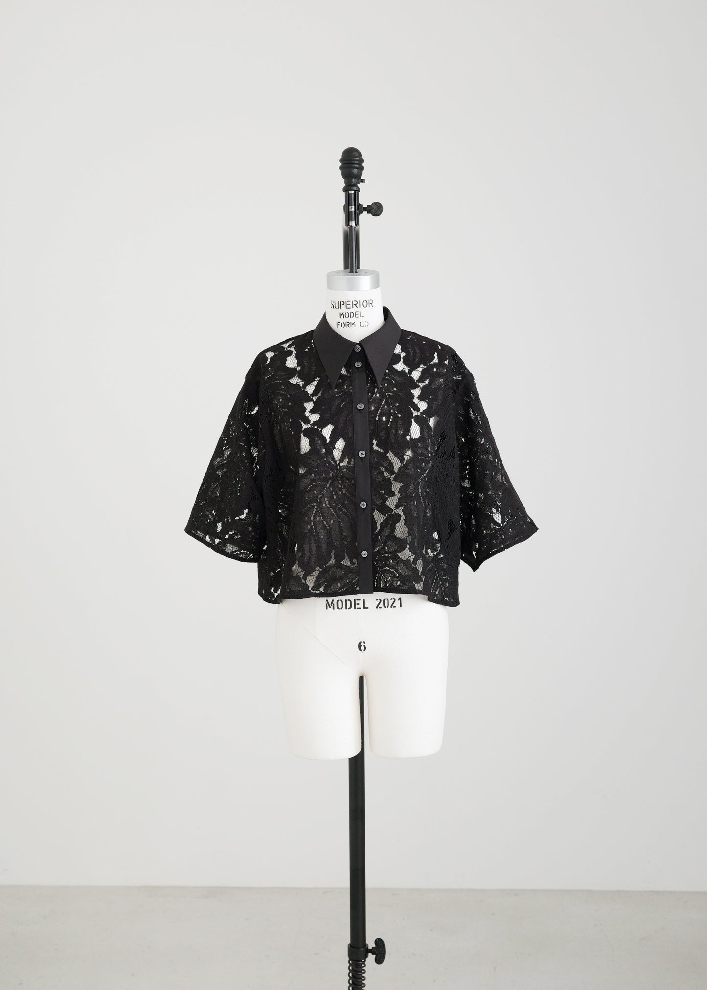 【PRE PRDER】leaf lace shirt